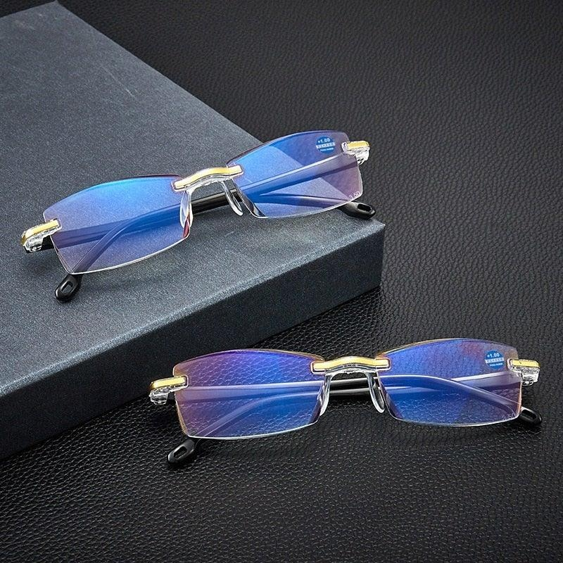 Óculos inteligente adaptável com lentes antirreflexo